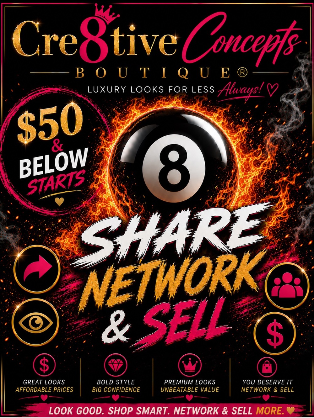 🎱 MAIN SHOW Notification~~>Cre8tive Concepts Boutique Share Show - Picture 4 of 17